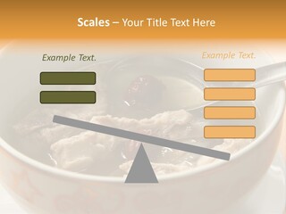 Pork Rib Soup Traditional Chinese Cuisine Clear Broth PowerPoint Template