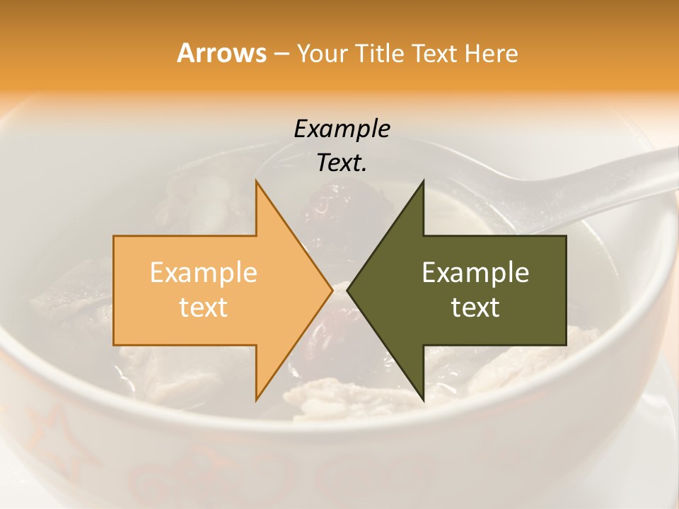 Pork Rib Soup Traditional Chinese Cuisine Clear Broth PowerPoint Template