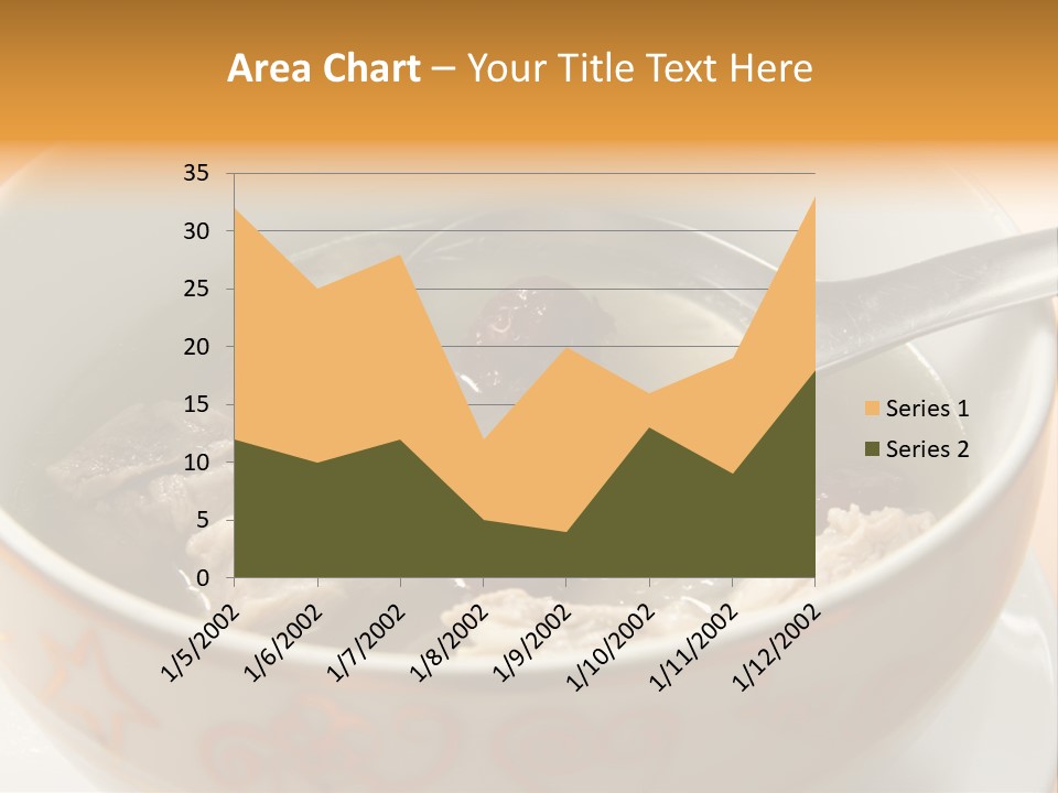Pork Rib Soup Traditional Chinese Cuisine Clear Broth PowerPoint Template