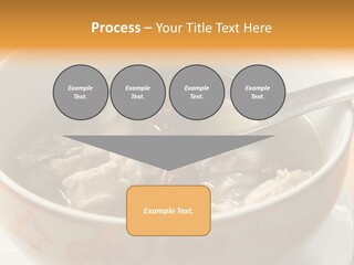 Pork Rib Soup Traditional Chinese Cuisine Clear Broth PowerPoint Template