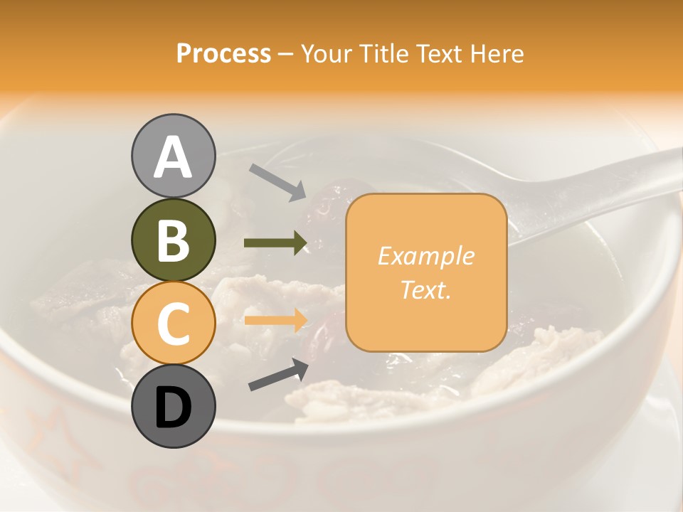 Pork Rib Soup Traditional Chinese Cuisine Clear Broth PowerPoint Template