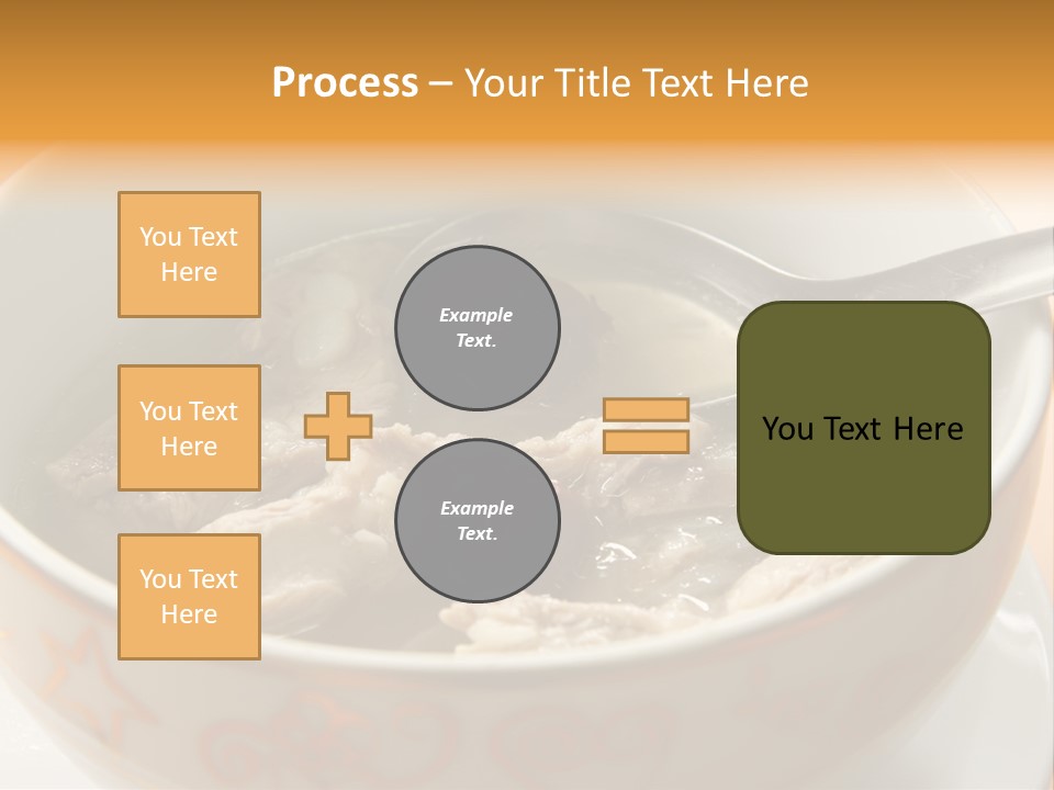 Pork Rib Soup Traditional Chinese Cuisine Clear Broth PowerPoint Template