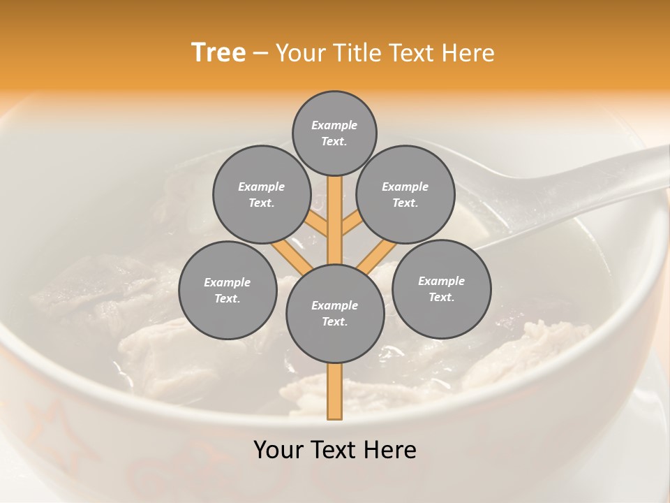 Pork Rib Soup Traditional Chinese Cuisine Clear Broth PowerPoint Template