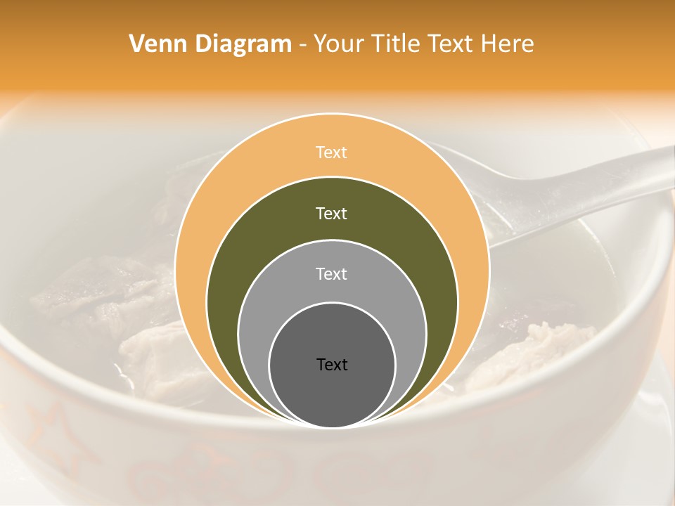 Pork Rib Soup Traditional Chinese Cuisine Clear Broth PowerPoint Template