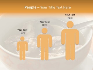 Pork Rib Soup Traditional Chinese Cuisine Clear Broth PowerPoint Template