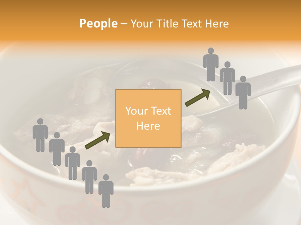 Pork Rib Soup Traditional Chinese Cuisine Clear Broth PowerPoint Template