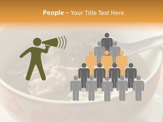 Pork Rib Soup Traditional Chinese Cuisine Clear Broth PowerPoint Template