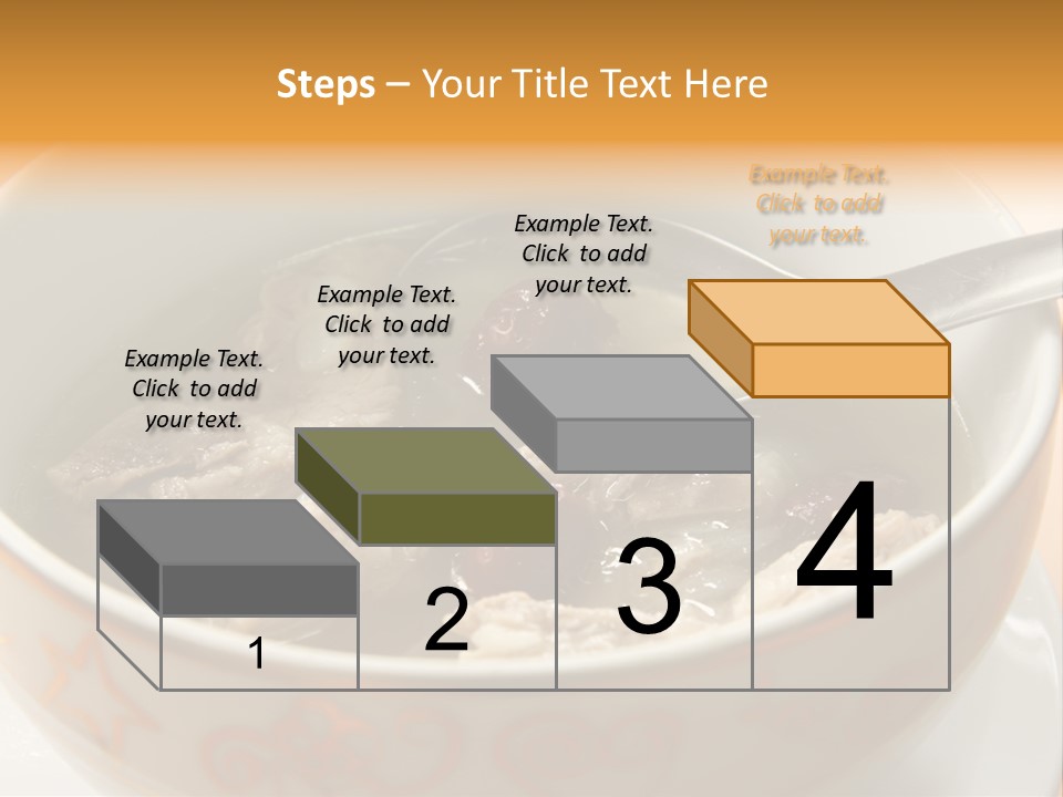 Pork Rib Soup Traditional Chinese Cuisine Clear Broth PowerPoint Template