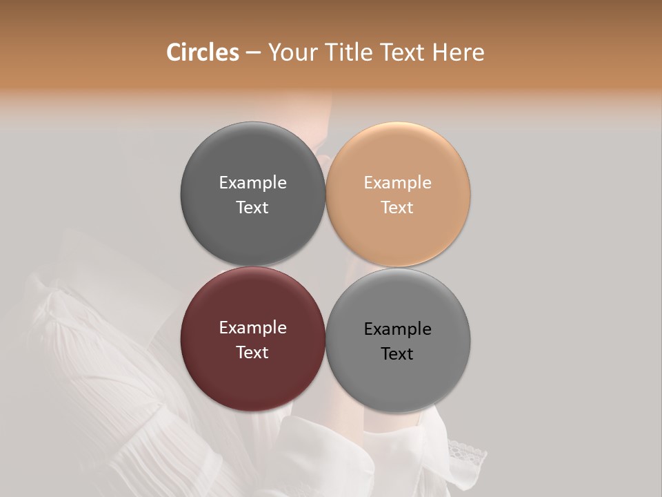 Beautiful Woman With Eyes Closed In Fervent Prayer PowerPoint Template