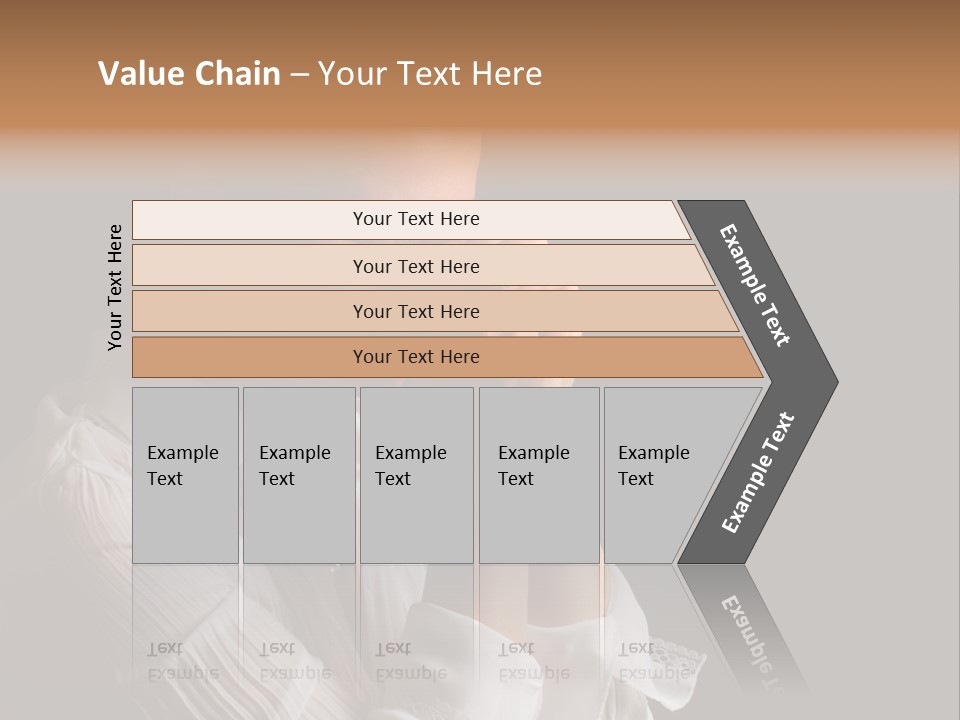 Beautiful Woman With Eyes Closed In Fervent Prayer PowerPoint Template