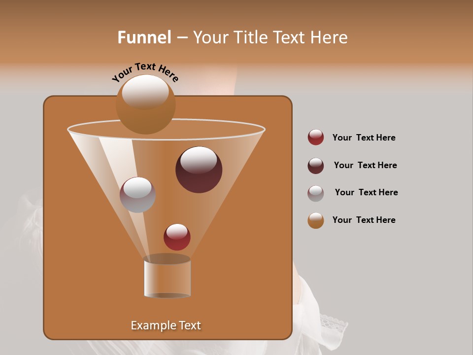 Beautiful Woman With Eyes Closed In Fervent Prayer PowerPoint Template