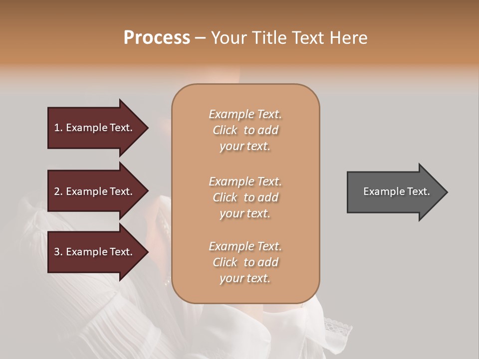 Beautiful Woman With Eyes Closed In Fervent Prayer PowerPoint Template