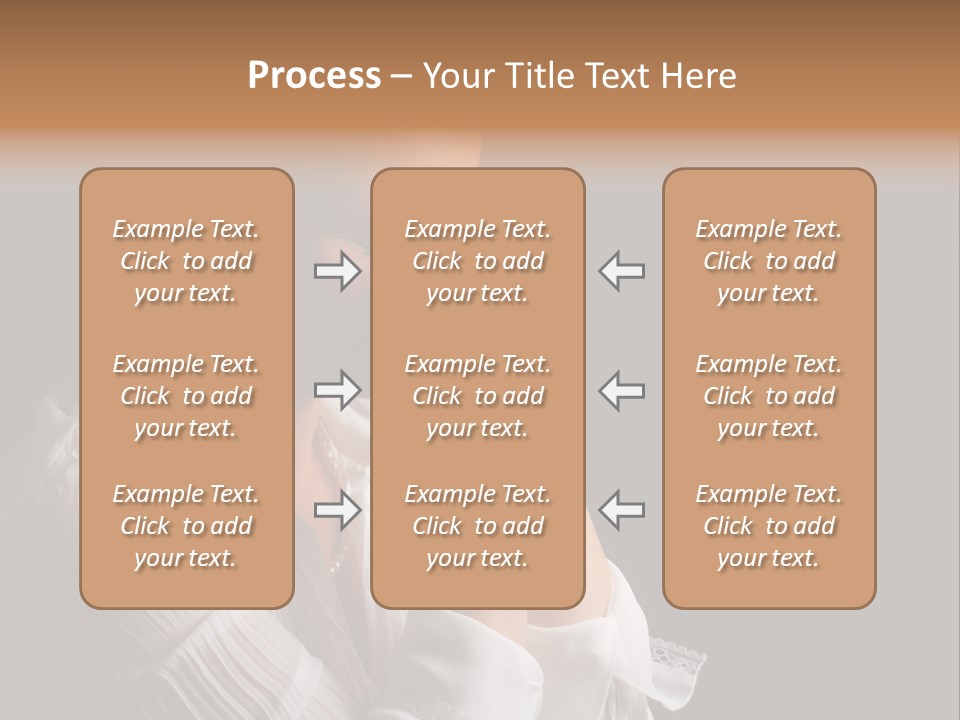 Beautiful Woman With Eyes Closed In Fervent Prayer PowerPoint Template