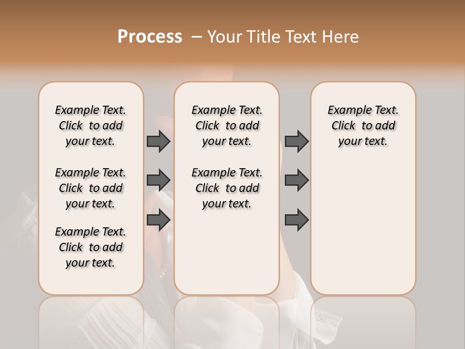 Beautiful Woman With Eyes Closed In Fervent Prayer PowerPoint Template