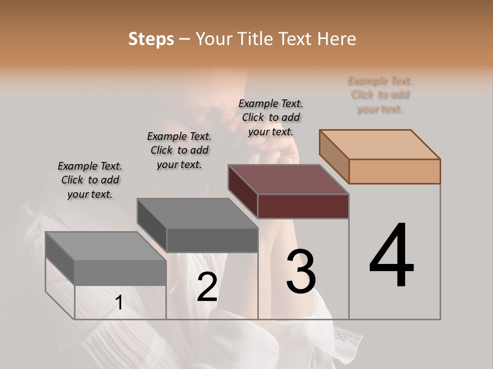 Beautiful Woman With Eyes Closed In Fervent Prayer PowerPoint Template