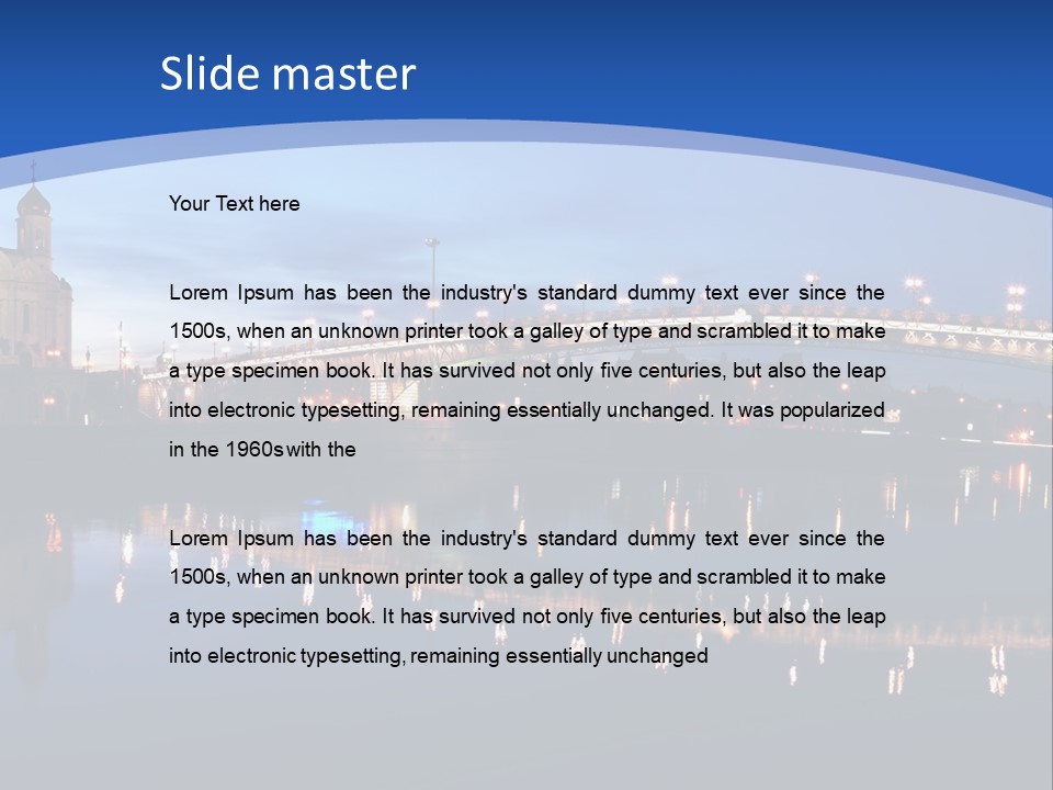 Temple Of Christ Our Saviour In Moscow PowerPoint Template