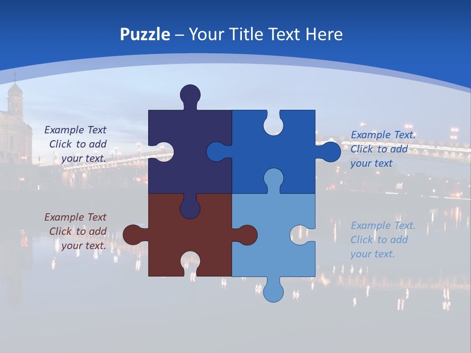 Temple Of Christ Our Saviour In Moscow PowerPoint Template