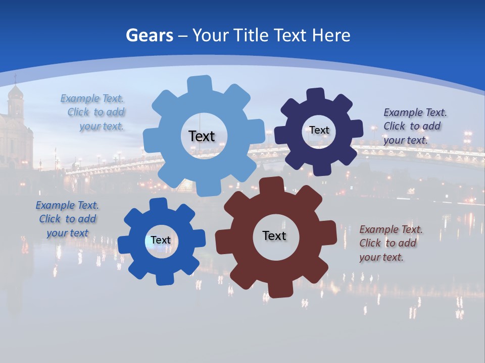 Temple Of Christ Our Saviour In Moscow PowerPoint Template