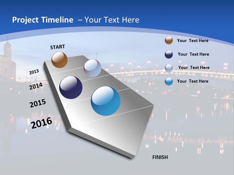 Temple Of Christ Our Saviour In Moscow PowerPoint Template