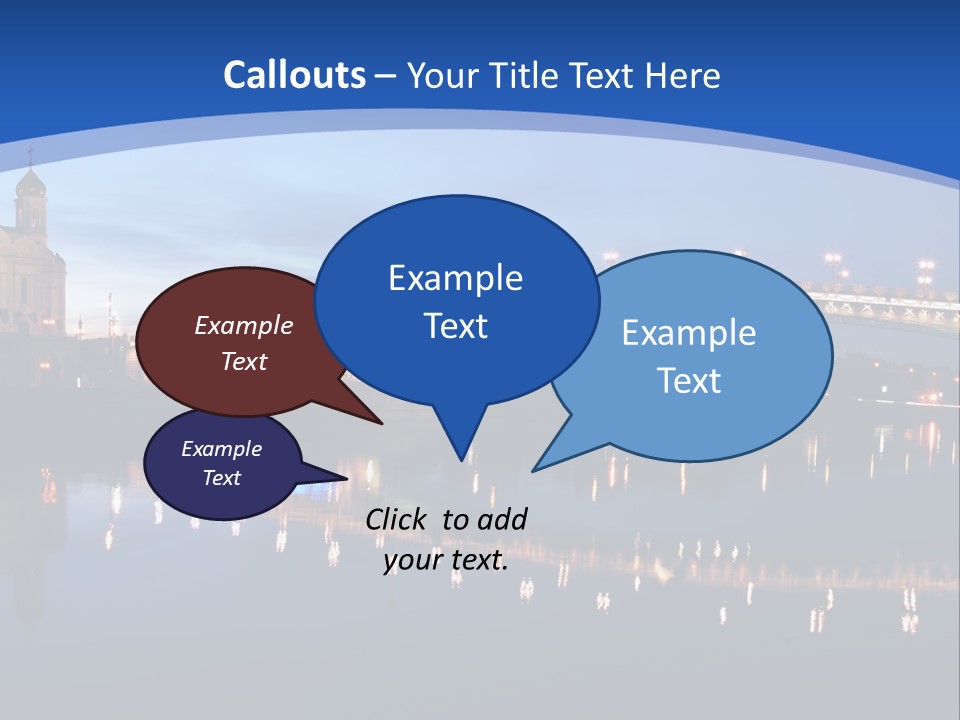 Temple Of Christ Our Saviour In Moscow PowerPoint Template