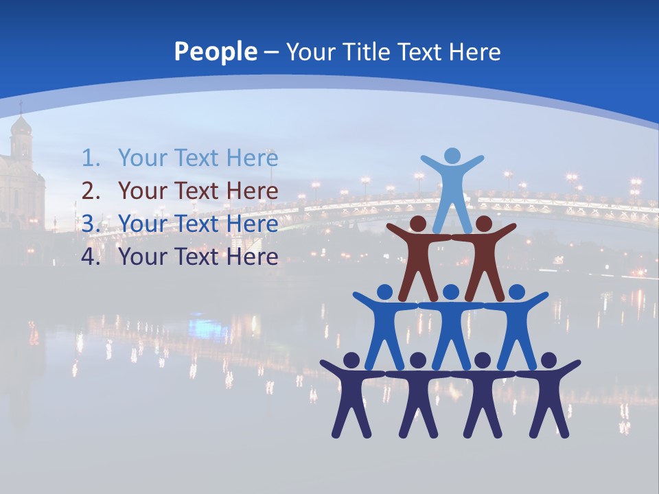 Temple Of Christ Our Saviour In Moscow PowerPoint Template