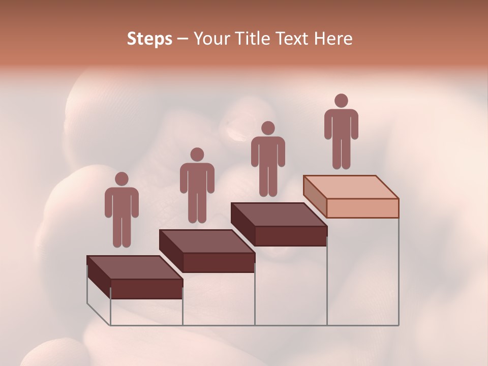 Mother's And Baby's Hands - Sepia PowerPoint Template