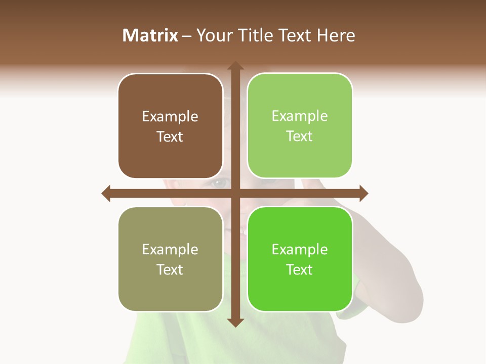 Boy Giving Ok PowerPoint Template