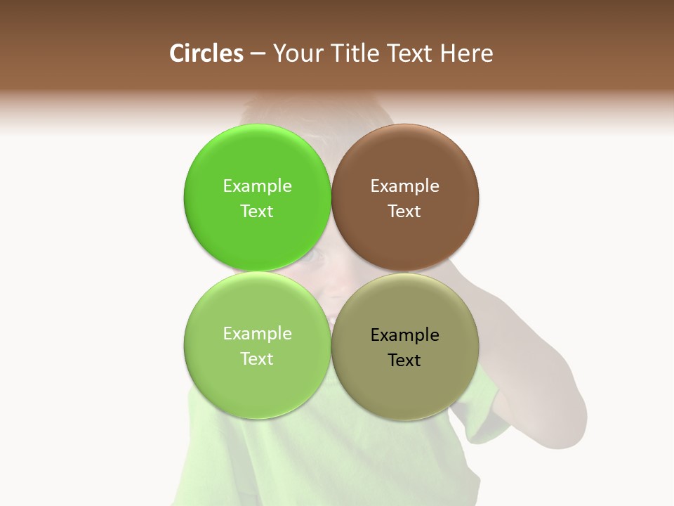 Boy Giving Ok PowerPoint Template