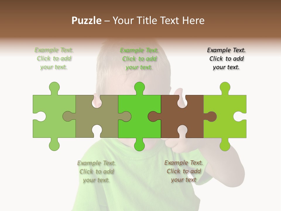 Boy Giving Ok PowerPoint Template