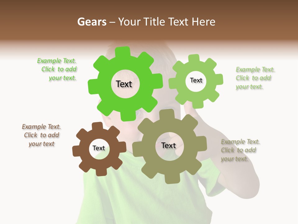 Boy Giving Ok PowerPoint Template