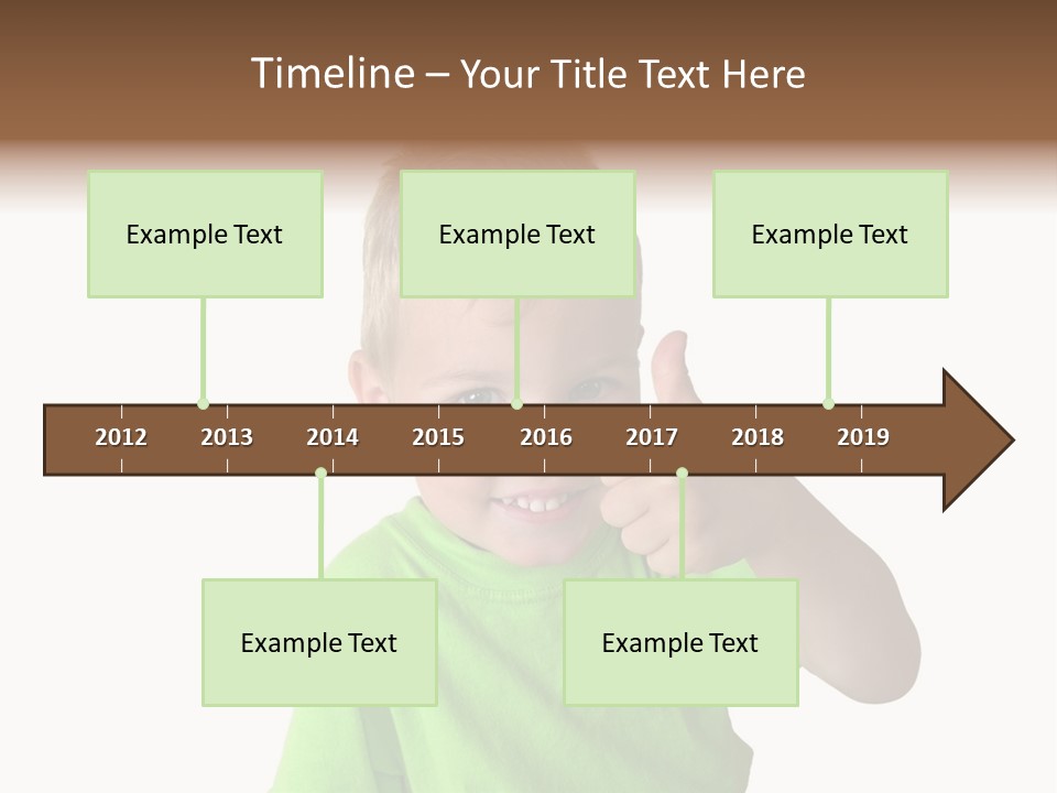 Boy Giving Ok PowerPoint Template
