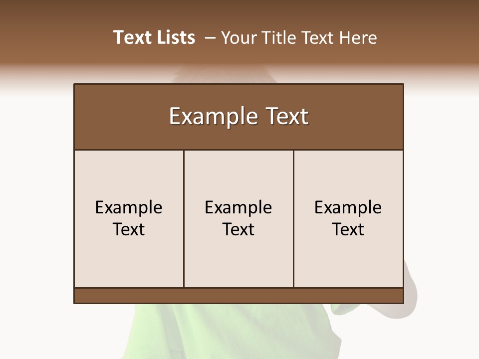 Boy Giving Ok PowerPoint Template
