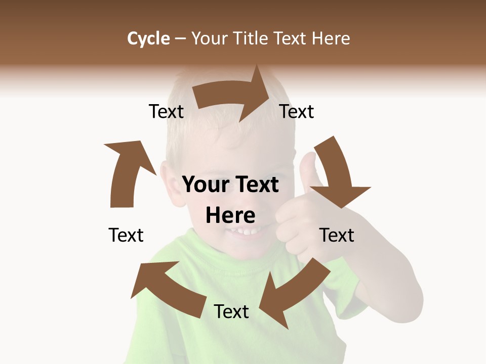 Boy Giving Ok PowerPoint Template