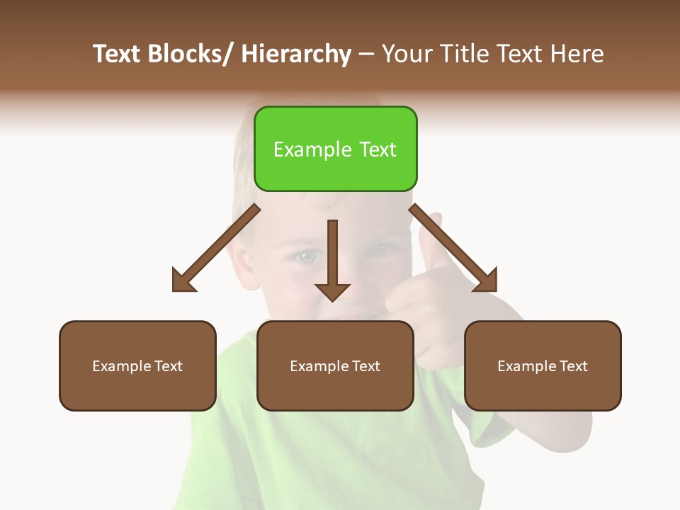 Boy Giving Ok PowerPoint Template