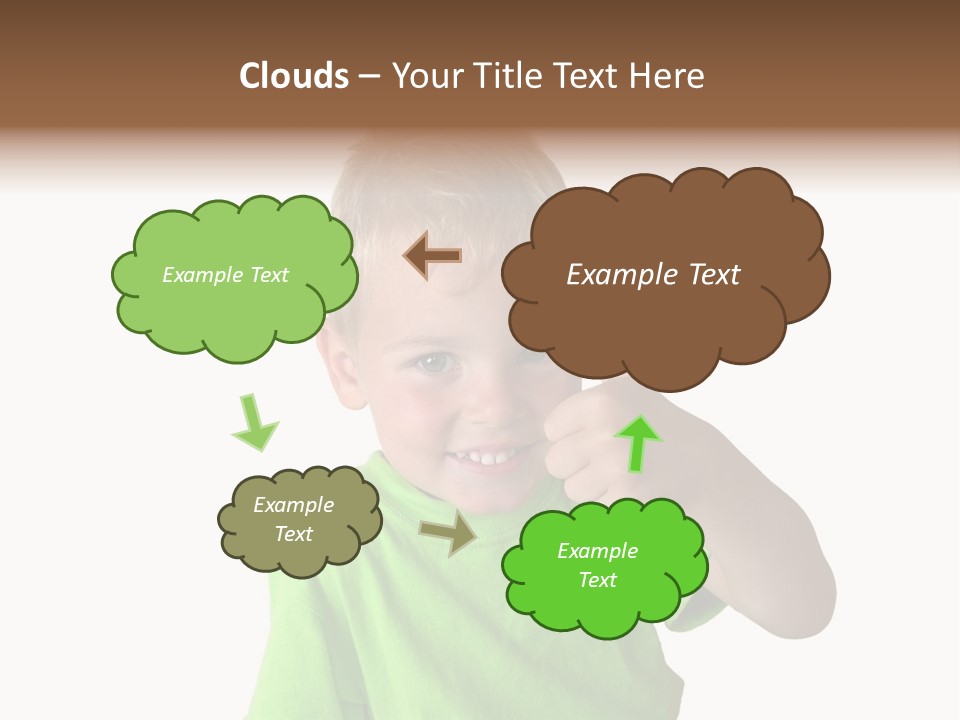 Boy Giving Ok PowerPoint Template