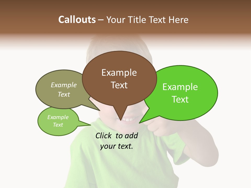 Boy Giving Ok PowerPoint Template