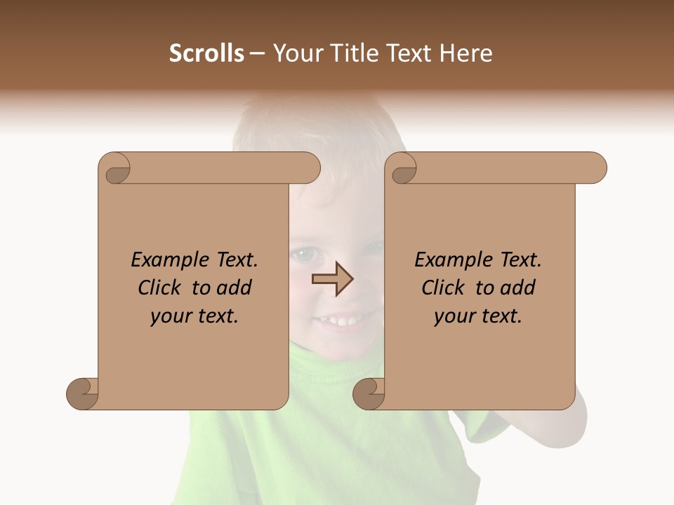 Boy Giving Ok PowerPoint Template