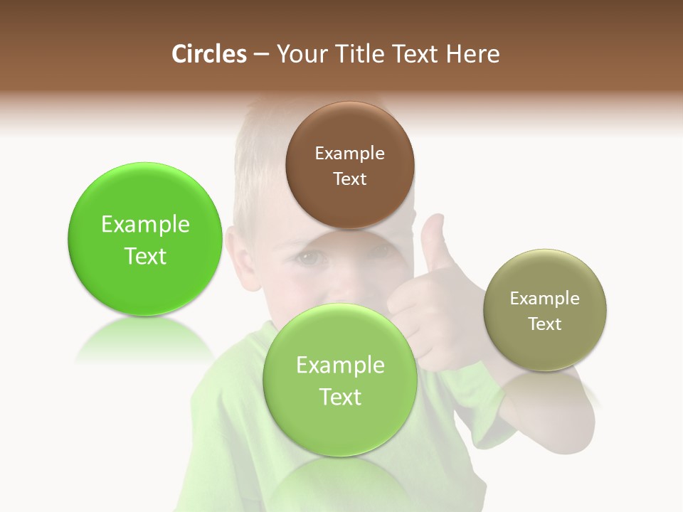 Boy Giving Ok PowerPoint Template