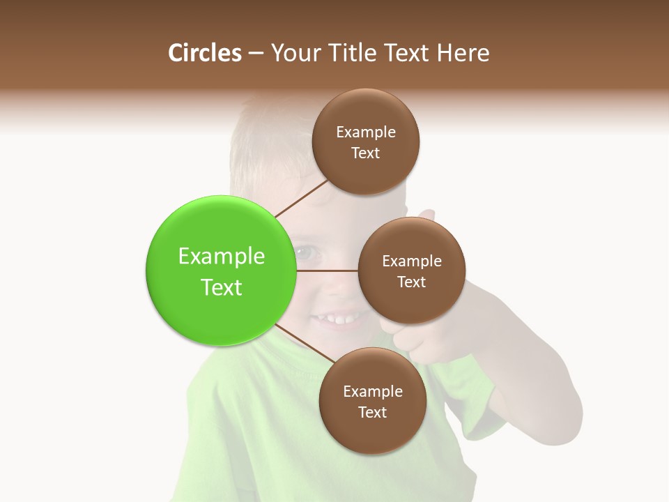 Boy Giving Ok PowerPoint Template