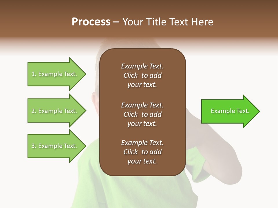 Boy Giving Ok PowerPoint Template
