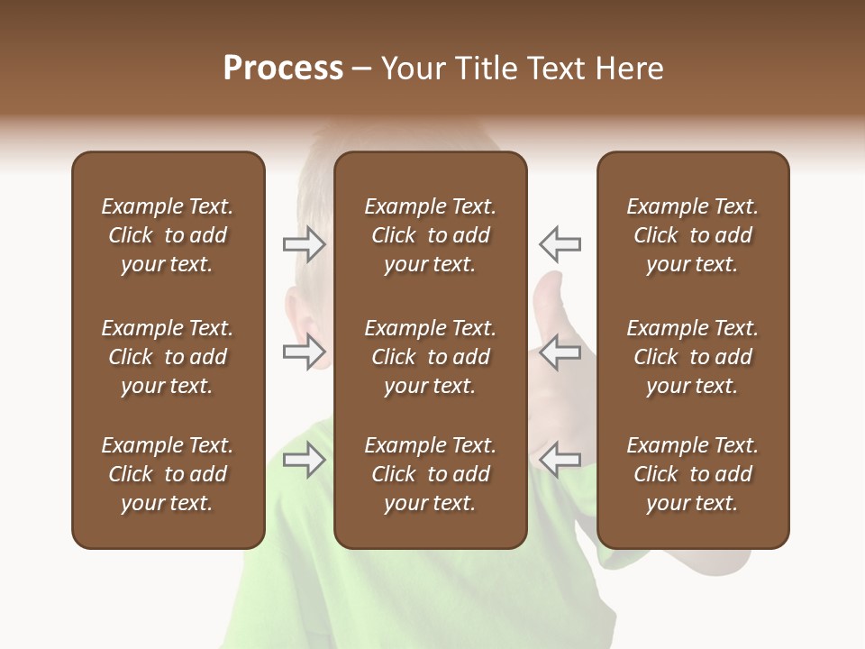 Boy Giving Ok PowerPoint Template