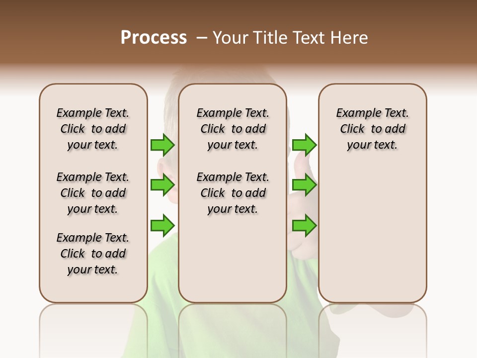 Boy Giving Ok PowerPoint Template
