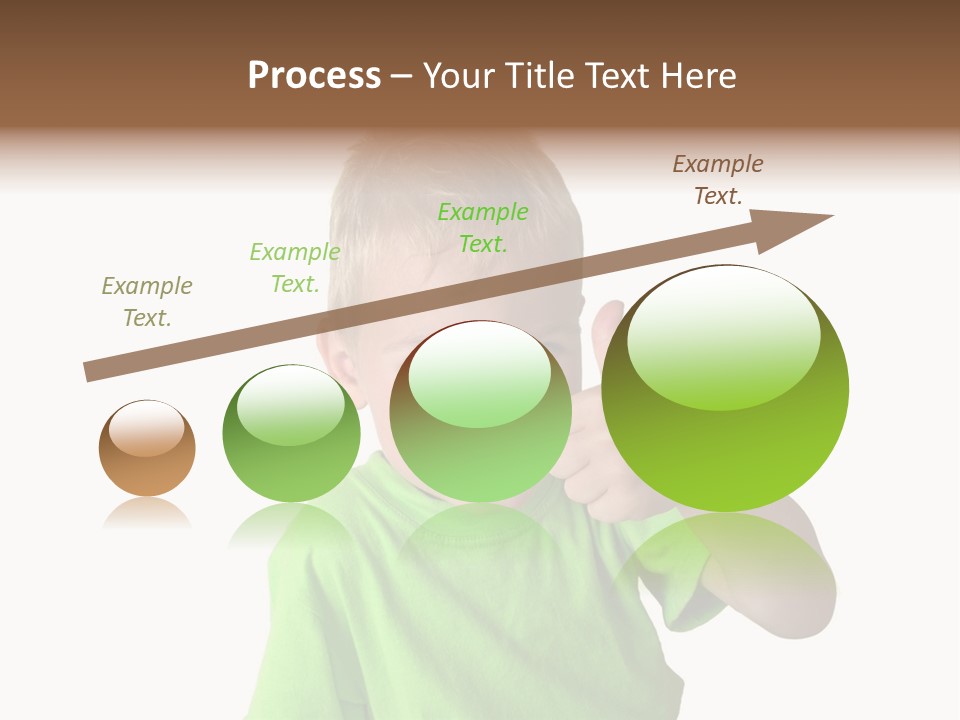 Boy Giving Ok PowerPoint Template