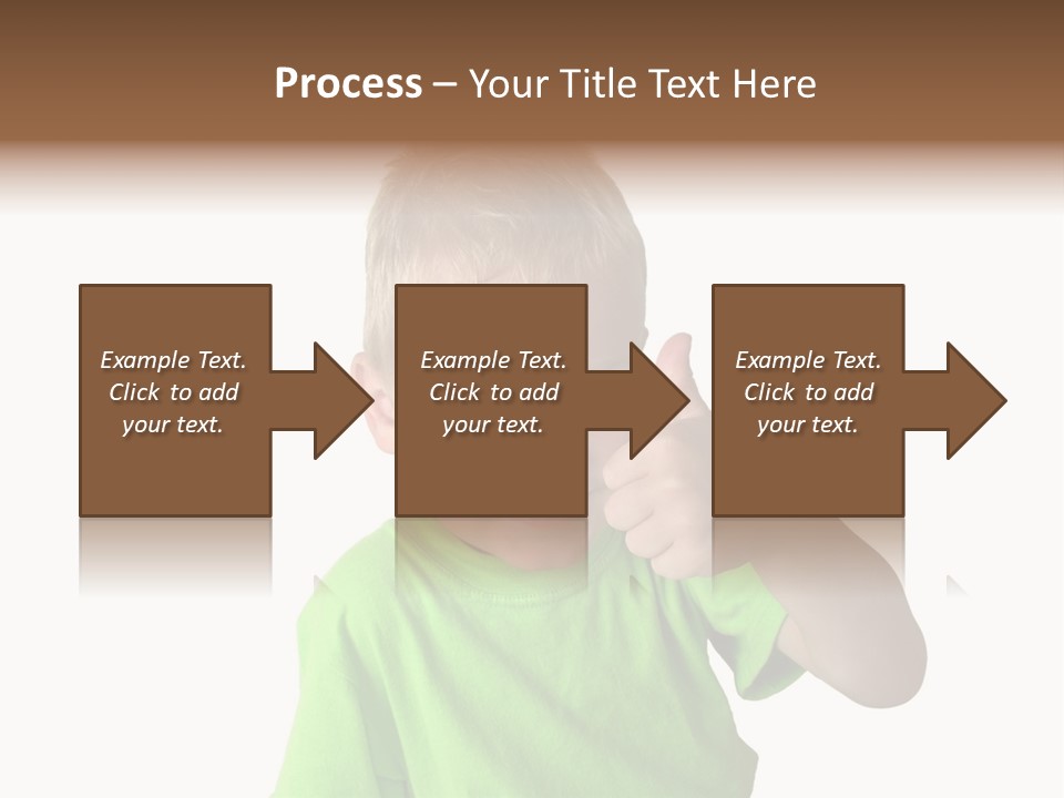 Boy Giving Ok PowerPoint Template