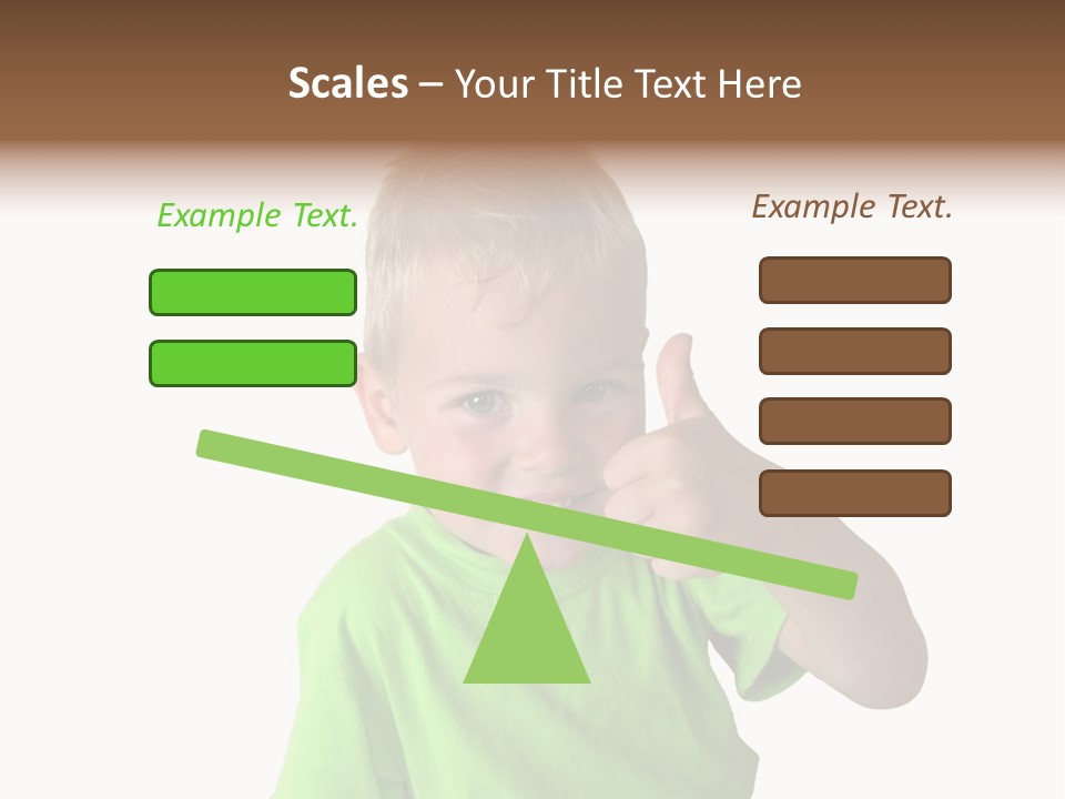 Boy Giving Ok PowerPoint Template