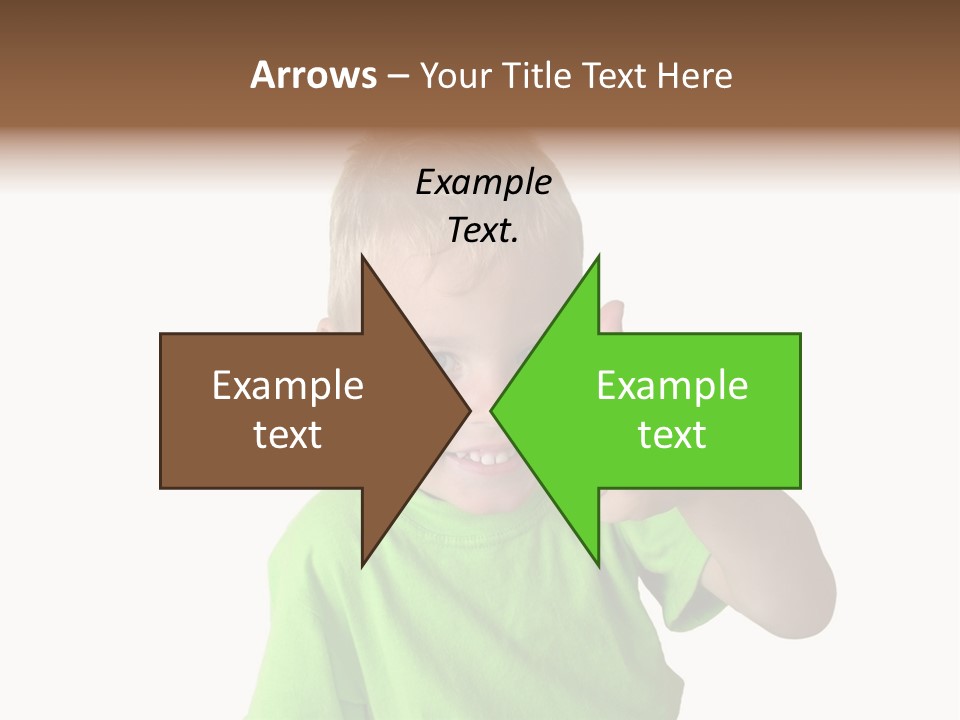 Boy Giving Ok PowerPoint Template