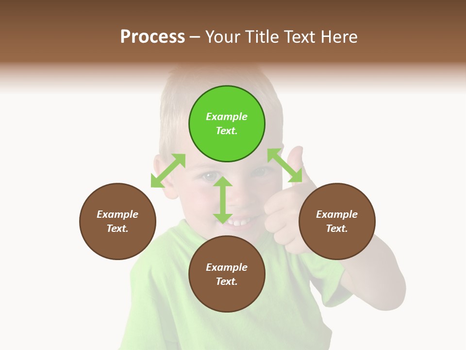 Boy Giving Ok PowerPoint Template