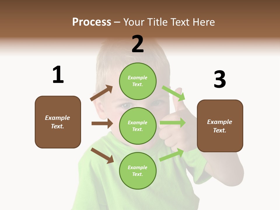 Boy Giving Ok PowerPoint Template