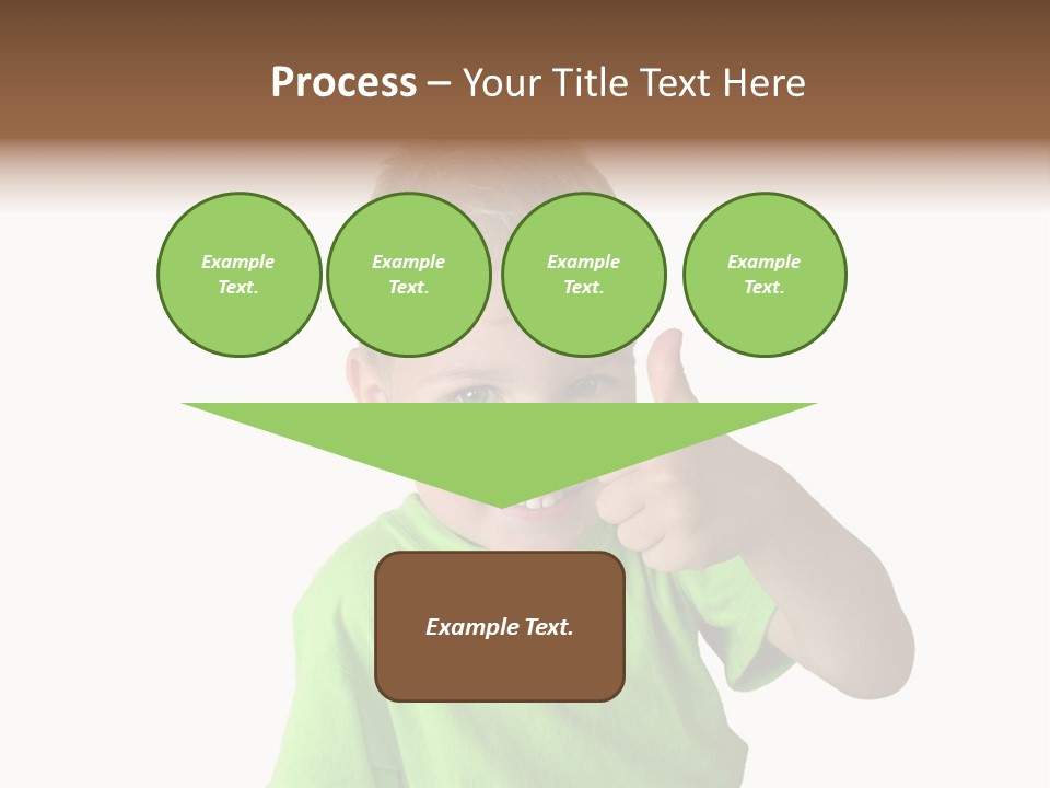 Boy Giving Ok PowerPoint Template