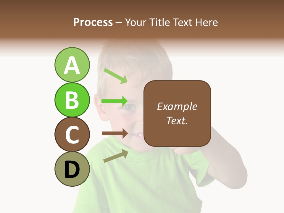 Boy Giving Ok PowerPoint Template